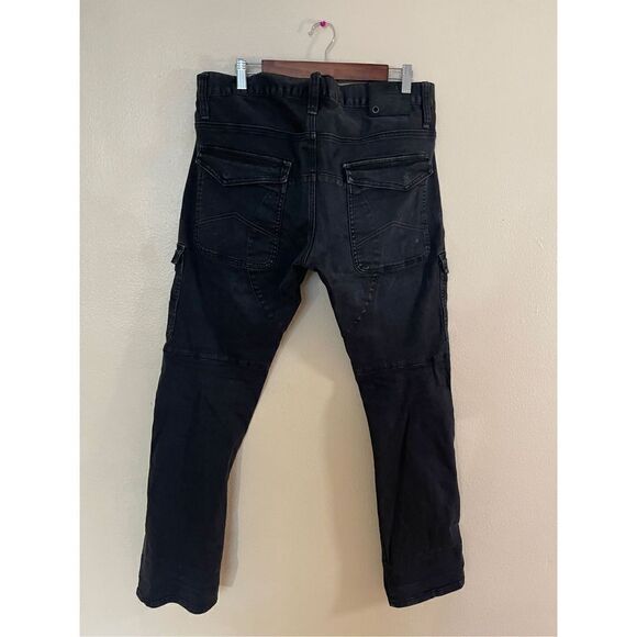 Armani Exchange Mens Cargo Pants Jeans Size 33 Black - Picture 5 of 8